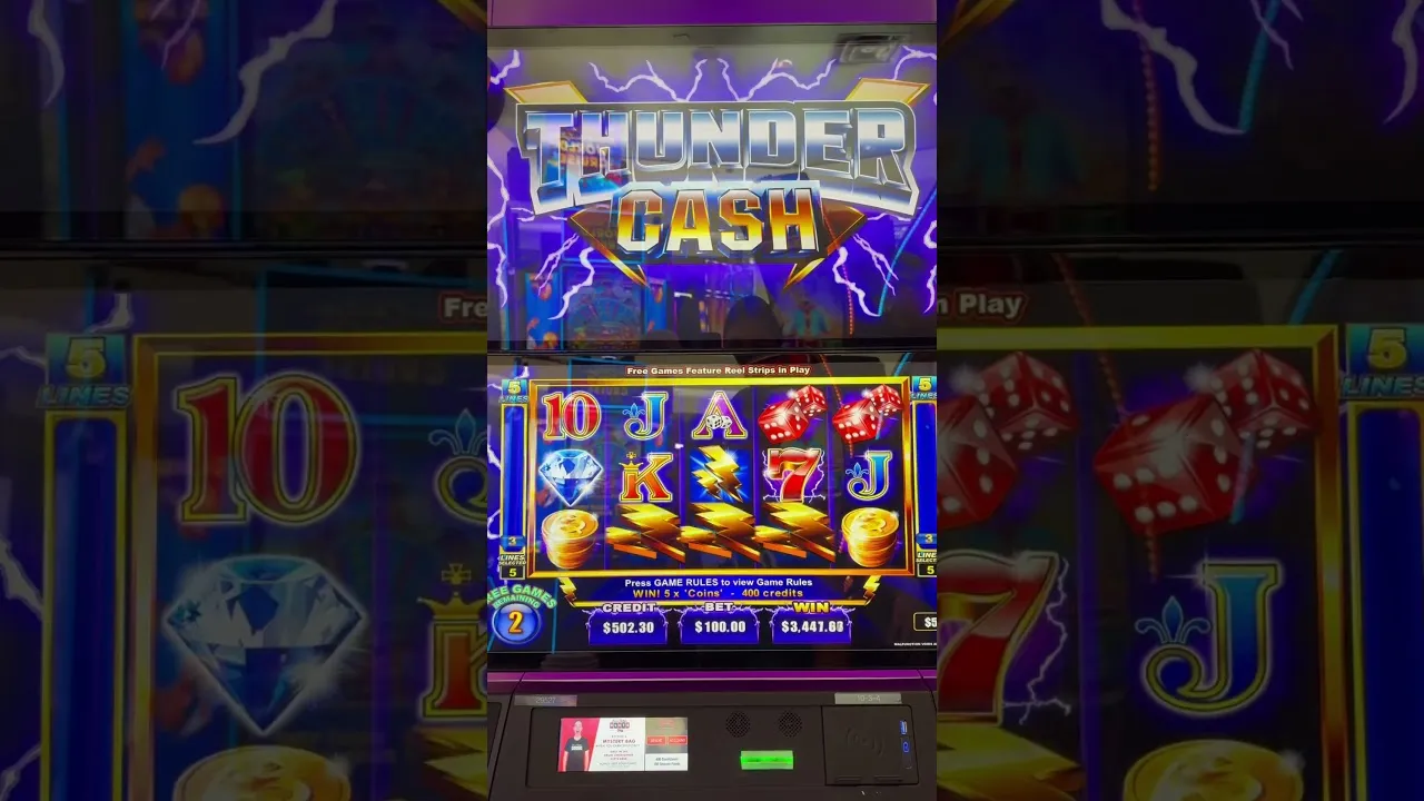 Thunder Cash: Jackpot Potential, 77x Multiplier Hit