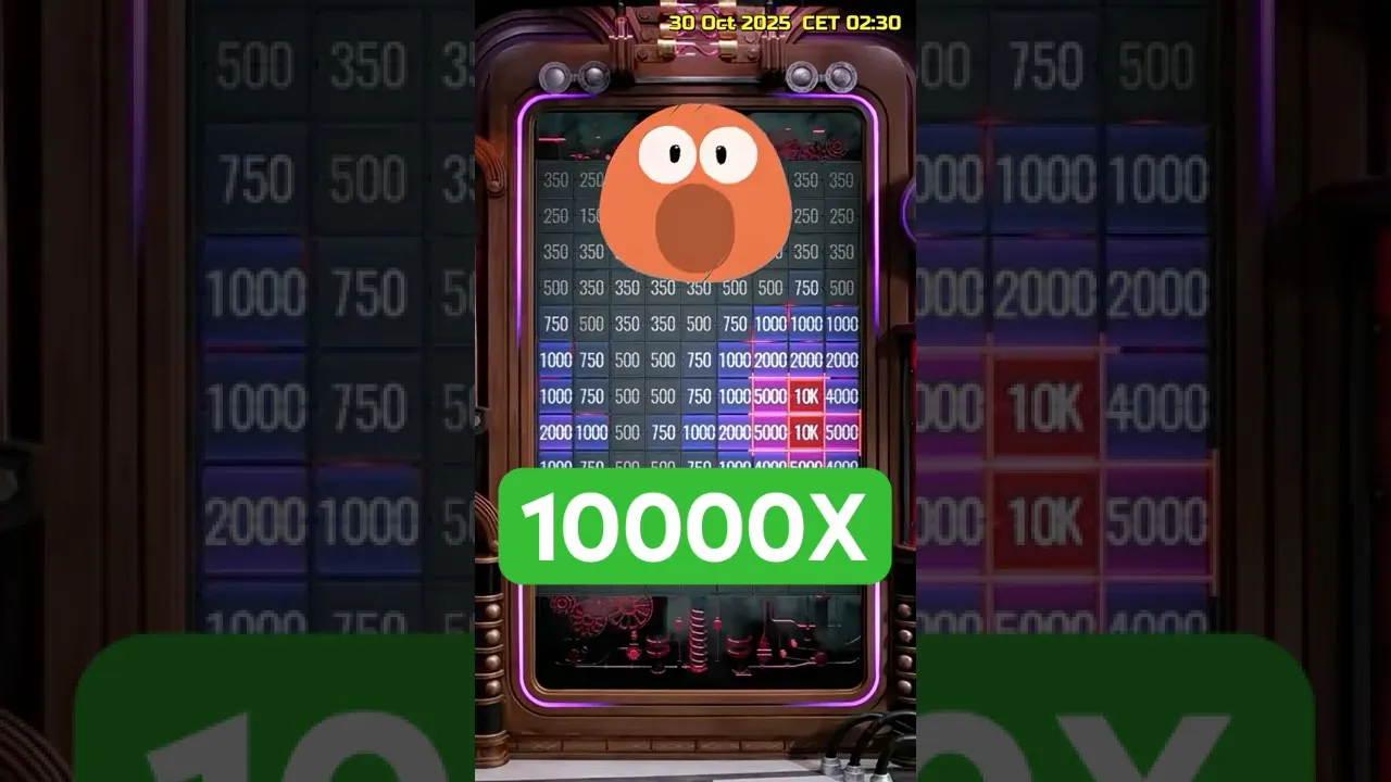Crazy Time: 10,000x Multiplier - The Ultimate Casino Win!