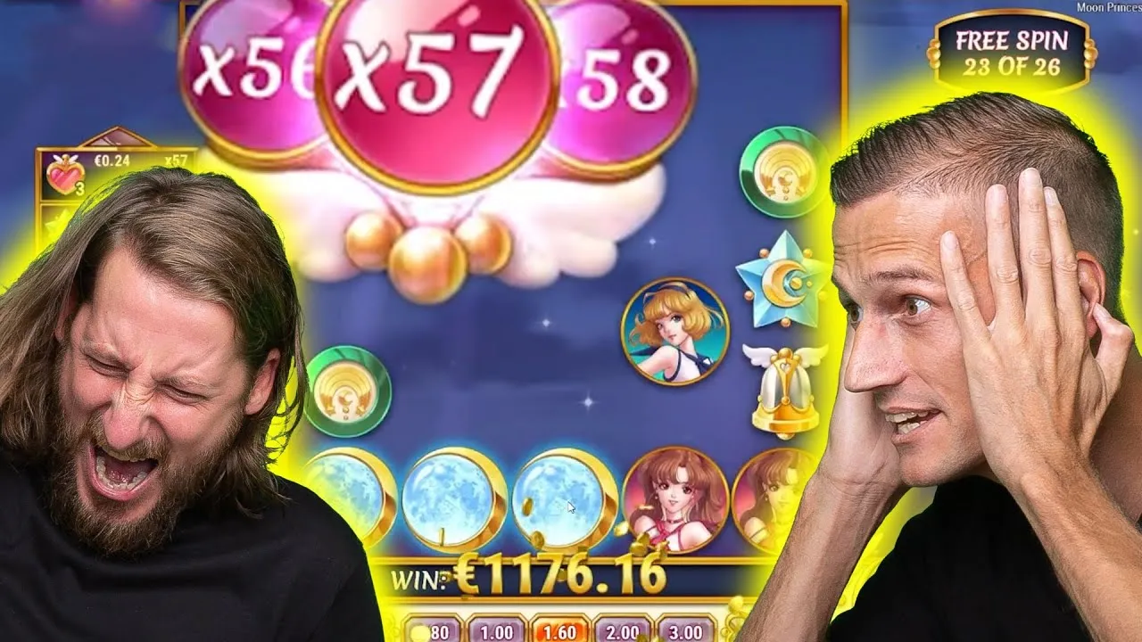 Sailor Moon Crystal: 67x Multiplier Full Line WIN!