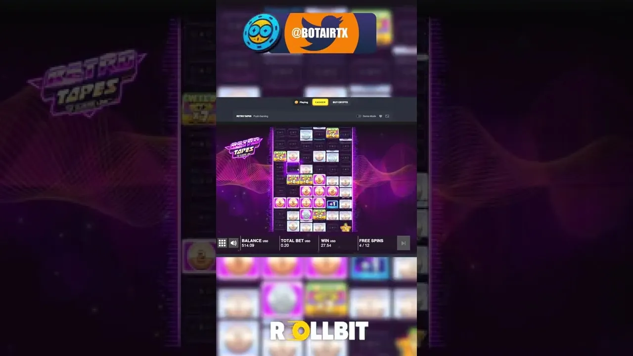 Retro Tapes: Massive 10,000x Win on Push Gaming Slot!