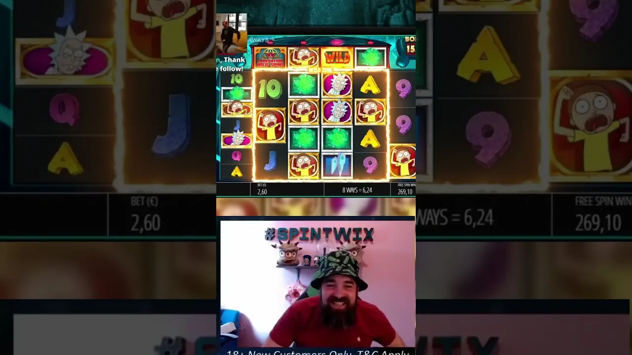 Rick and Morty Megaways: Huge Win with Wilds & Bonus!