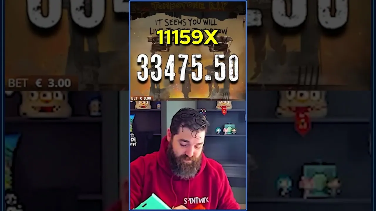 Tombstone R.I.P: Colossal 11159x Win on Nolimit City!