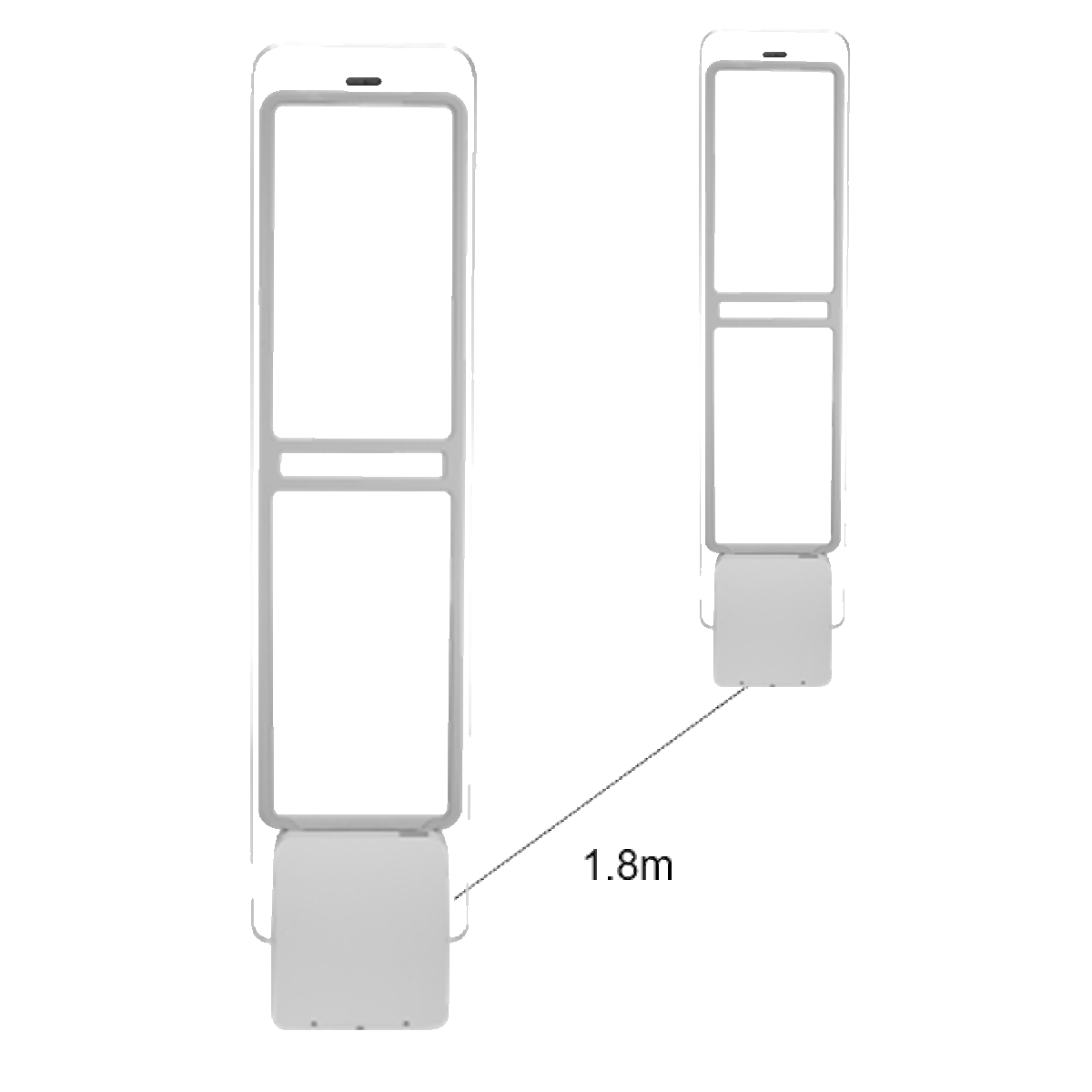 pedestal-kit-dual-acrylic-ultratag-blk