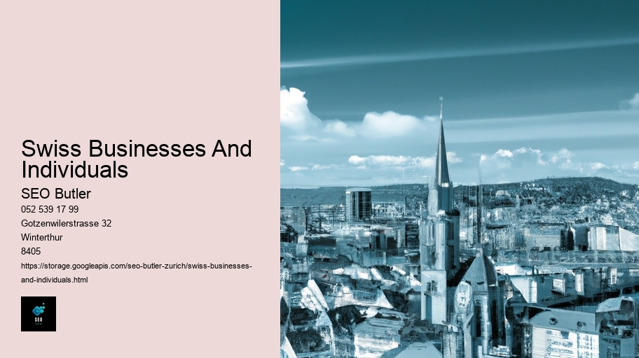 Swiss Businesses And Individuals