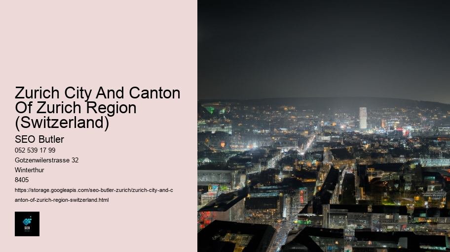 Zurich City And Canton Of Zurich Region (Switzerland)