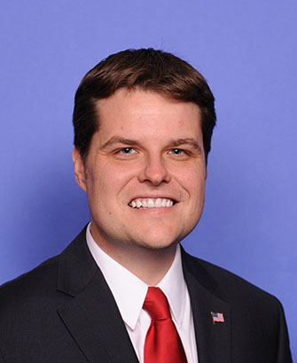 Image of Matt Gaetz, U.S. House of Representatives, Republican Party