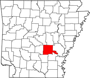 Map Of Arkansas Highlighting Jefferson County