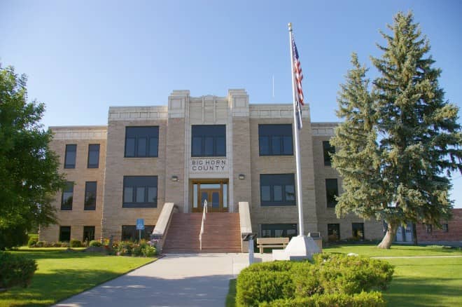 Image of Big Horn County Treasurer Big Horn County Courthouse