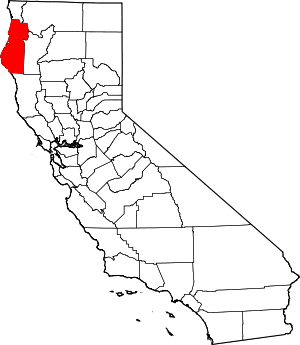 Map Of California Highlighting Humboldt County