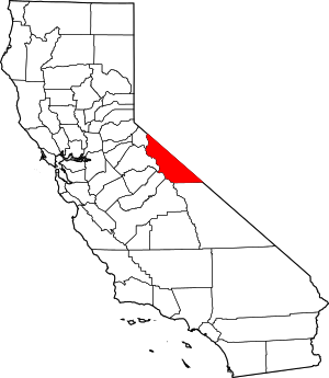 Map Of California Highlighting Mono County