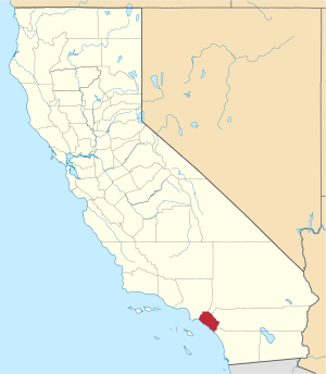 Map Of California Highlighting Orange County