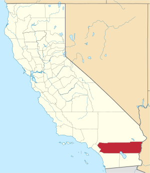 Map Of California Highlighting Riverside County