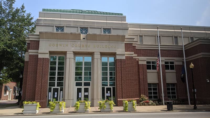 Image of City of Suffolk Circuit Court Clerk Mills E. Godwin Jr. Courts Bldg.