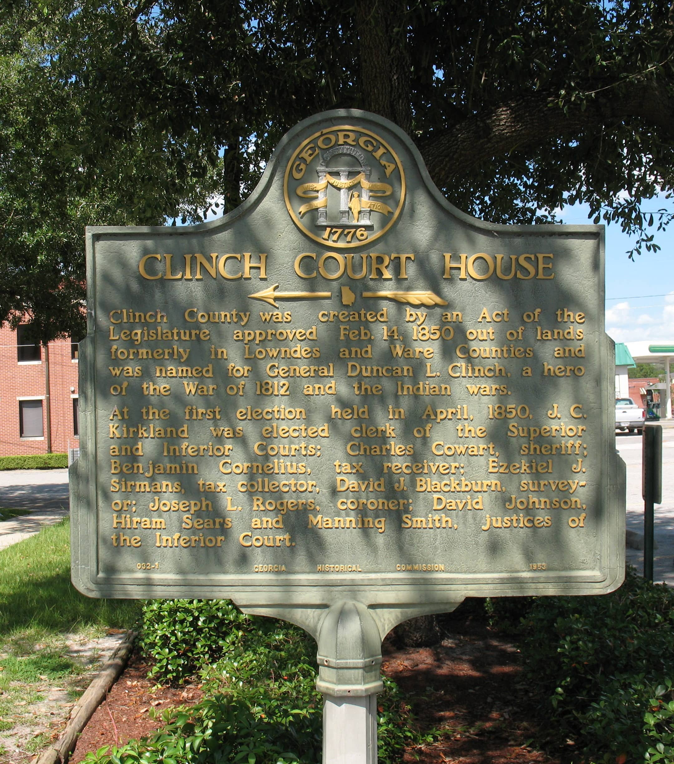 Image of Clinch County Recorder of Deeds