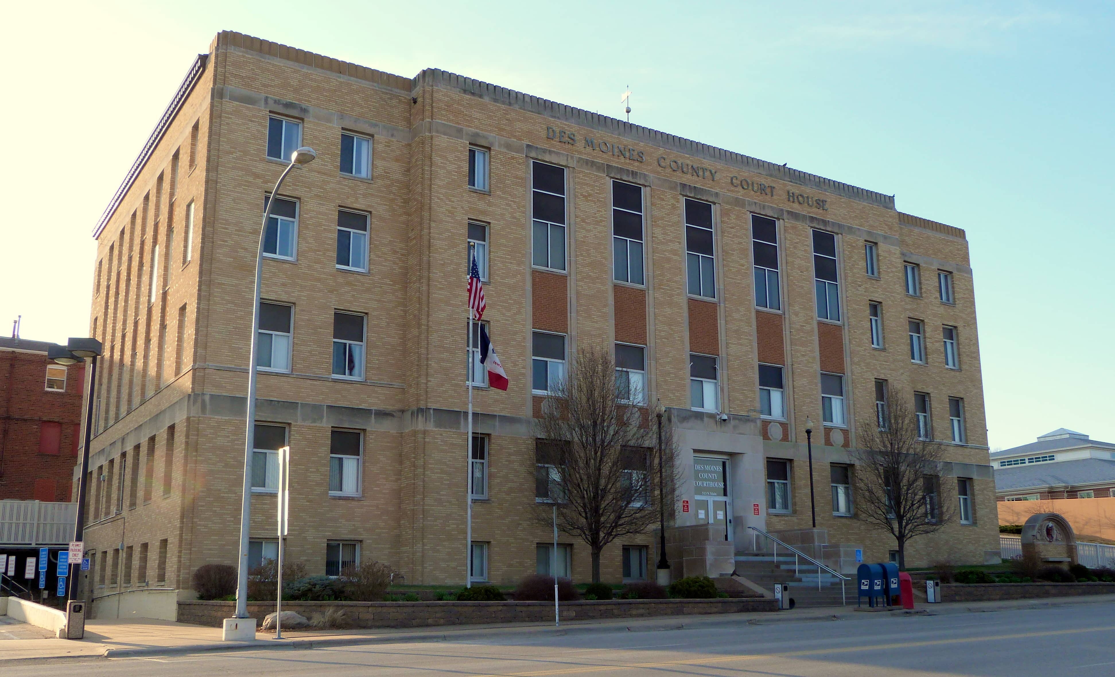 Image of Des Moines County Recorder Des Moines County Courthouse