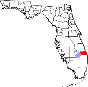 Map Of Florida Highlighting Martin County