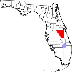Map Of Florida Highlighting Osceola County