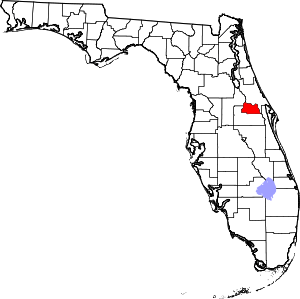Map Of Florida Highlighting Seminole County