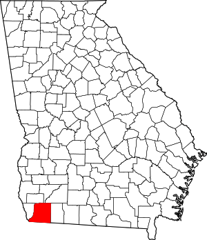 Map Of Georgia Highlighting Decatur County