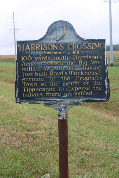 Image of Harrison's Crossing Historical Marker