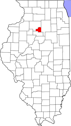 Map Of Illinois Highlighting Putnam County