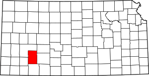 Map Of Kansas Highlighting Gray County