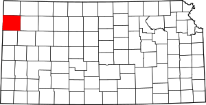 Map Of Kansas Highlighting Sherman County