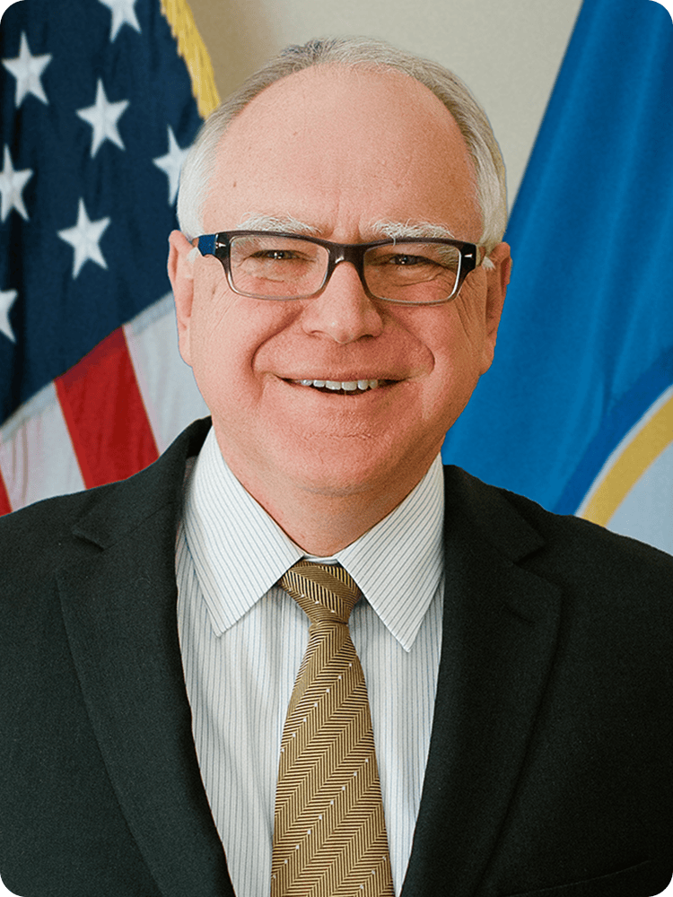 Image of Tim Walz, Governor of Minnesota, Democratic-Farmer-Labor Party