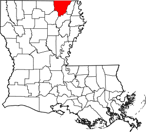 Map Of Louisiana Highlighting Morehouse Parish