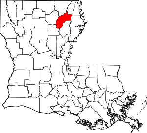 Map Of Louisiana Highlighting Richland Parish