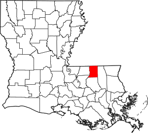 Map Of Louisiana Highlighting Saint Helena Parish