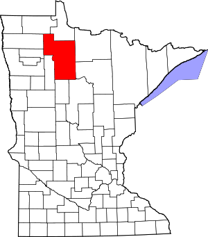 Map Of Minnesota Highlighting Beltrami County