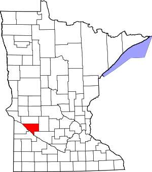 Map Of Minnesota Highlighting Chippewa County