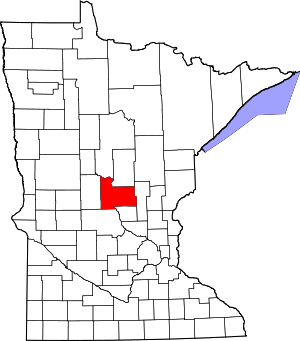 Map Of Minnesota Highlighting Morrison County