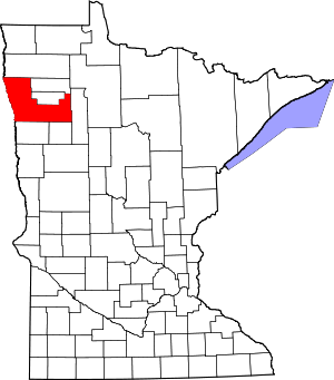 Map Of Minnesota Highlighting Polk County