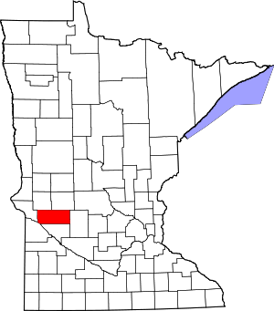 Map Of Minnesota Highlighting Swift County