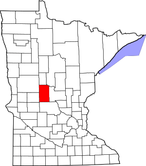 Map Of Minnesota Highlighting Todd County