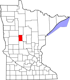 Map Of Minnesota Highlighting Wadena County