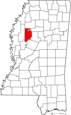 Map Of Mississippi Highlighting Leflore County