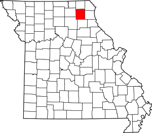 Map Of Missouri Highlighting Knox County