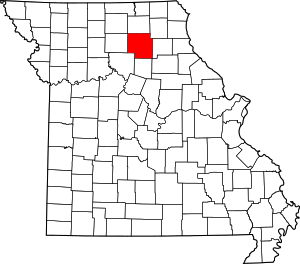 Map Of Missouri Highlighting Macon County