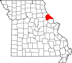 Map Of Missouri Highlighting Pike County