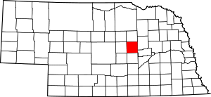 Map Of Nebraska Highlighting Greeley County