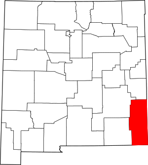 Map Of New Mexico Highlighting Lea County
