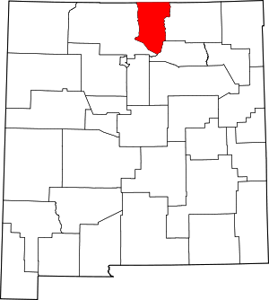 Map Of New Mexico Highlighting Taos County