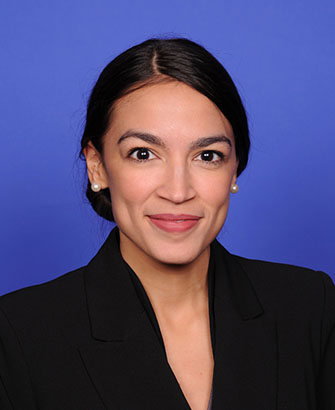 Image of Ocasio-Cortez, Alexandria, U.S. House of Representatives, Democratic Party, New York