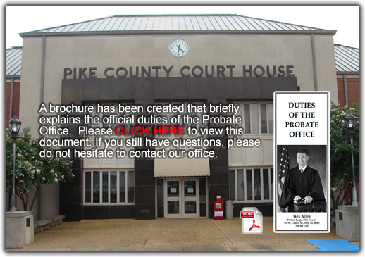 Image of Pike County Probate Office