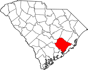 Map Of South Carolina Highlighting Berkeley County