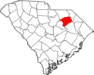 Map Of South Carolina Highlighting Darlington County