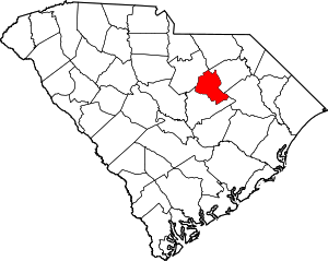 Map Of South Carolina Highlighting Lee County